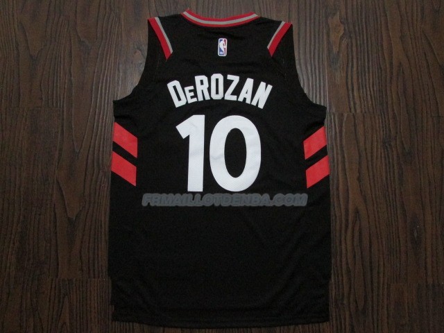 Maillot Basket Authentique Toronto Raptors DeRozan 2017-18 10 Noir